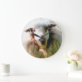 CUTE SHEEP GROßE WANDUHR (Zuhause)