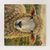 Cute Sheep on a Ranch  | Farm Animals Puzzle (Horizontal)