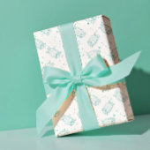 Cute Sheep – Whimsical Seamless Pattern Geschenkpapier Set