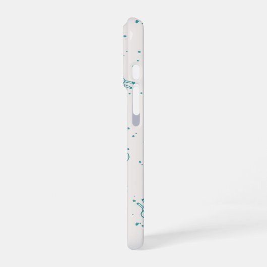 Cute Sheep – Whimsical Seamless Pattern iPhone Hülle (Linke Seite)