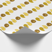 Cute shell arrangement on  geschenkpapier (Ecke)