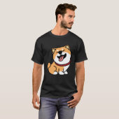 Cute Shiba Inu Dog T-Shirt (Vorne ganz)
