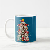 Cute Shih Tzu Le Dog Christmas Tree Xmas Hat Long  Kaffeetasse (Links)