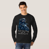 Cute Shih Tzu ride on a motorcycle  Christmas T-Shirt (Vorne ganz)