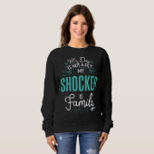 Cute Shocker  Family Dog  for Women Men Sweatshirt (Vorne ganz)