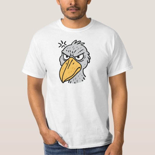 Cute Shoebill Stork Bird T-Shirt (Vorderseite)