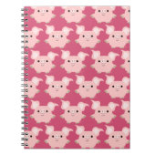 Cute Shorty Cartoon Pig Notebook Notizblock (Vorderseite)