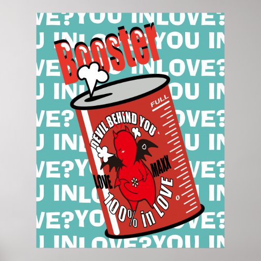 Cute Shy Devil in LOVE Poster (Vorne)