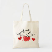 Cute Shy Devil in LOVE Tragetasche (Vorne)