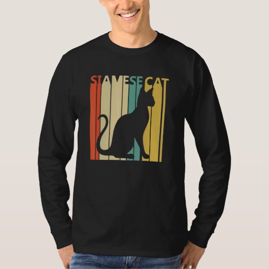 Cute Siamese Cat T-Shirt (Vorderseite)