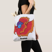 Cute Siamese fighting fish betta cartoon Tasche (Von Nahem)