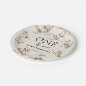 cute Silly Goose ,One Silly Goose 1st Party Pappteller (Schrägansicht)