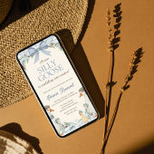 Cute Silly Goose Waddle Into Winter Baby Shower Einladung