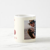 Cute Simple Cherries Love Cherry Photo Valentines Kaffeetasse (Mittel)