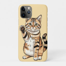 Cute simple design men cat lover Case-Mate iPhone hülle