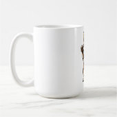 Cute simple design men cat lover kaffeetasse (Links)