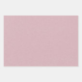 Cute simple pink chambray effect geschenkpapier set (Vorderseite 2)
