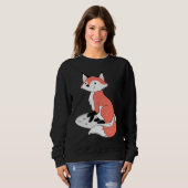 Cute Sitting Fox Sweatshirt (Vorne ganz)