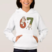 Cute Six Seven 67 6 7 Christmas Santa Elf  Hoodie (Vorderseite)