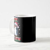 Cute Six Seven 67 Penguin Kids Christmas Holiday Kaffeetasse (Vorderseite Links)