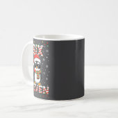 Cute Six Seven 67 Penguin Kids Christmas Holiday L Kaffeetasse (Vorderseite Links)