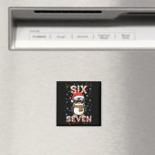 Cute Six Seven 67 Penguin Kids Christmas Holiday L Magnet (In Situ (Geschirrspüler))