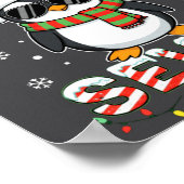 Cute Six Seven 67 Penguin Kids Christmas Holiday L Poster (Ecke)