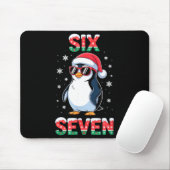 Cute Six Seven 67 Penguin Kids Christmas Holiday  Mousepad (Mit Mouse)