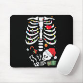 Cute Skeleton Baby Xmas Maternity Mom Pregnancy Ch Mousepad (Mit Mouse)