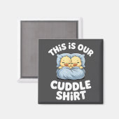 Cute Sleeng Ducks This Is Our Cuddle  Magnet (Vorderseite/Rückseite)