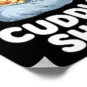 Cute Sleeng Ducks This Is Our Cuddle  Poster (Ecke)