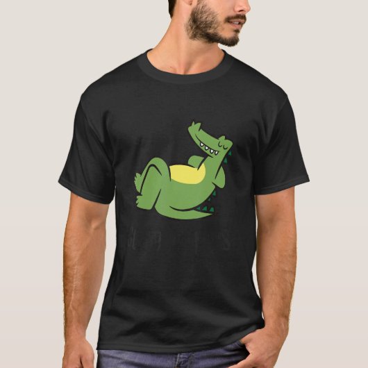Cute Sleeping Alligator Good At Naps Alligator T-Shirt (Vorderseite)