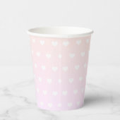 Cute Sleeping Baby Elephant Baby Shower Paper Cups Pappbecher (Rechts)