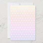 Cute Sleeping Elephant Baby Shower Invitation Einladung (Rückseite)