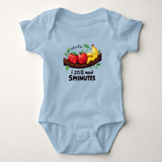 Cute Sleeping Fruits Baby Bodysuit Baby Strampler
