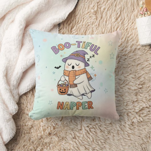 Cute Sleeping Halloween Witch Napper Ghost Kissen (Decke)