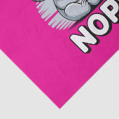 Cute Sleeping Koala “Nope” Funny Cartoon Seidenpapier (Ausschnitt)