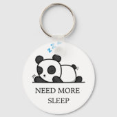 Cute Sleeping Panda Keychain Schlüsselanhänger (Vorderseite)