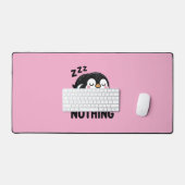 cute sleeping penguin, to do list nothing schreibtischunterlage (Tastatur & Maus)