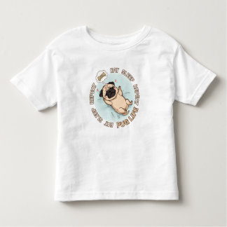 Cute Sleeping Pug Baby Shirt | Eat Sleep Repeat 