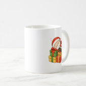 Cute Sleeping Santa Christmas Mug Kaffeetasse (VorderseiteRechts)