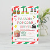 Cute Sleepover Birthday Party Invitation for Kids Einladung (Stehend Vorderseite)