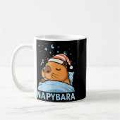 Cute Sleepy Capybara Funny Napybara Pajamas Kaffeetasse (Links)