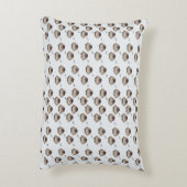 Cute Sleepy Owl Pattern Throw Pillow Dekokissen (Rückseite(Vertikal))