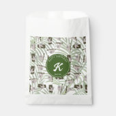 Cute Sloth Animal Pattern in Wild Forest Birthday Geschenktütchen (Vorderseite)