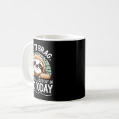 Cute Sloth Coffee Funny Quote Caffeine Lover Gift  Kaffeetasse (Vorderseite Links)