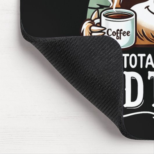 Cute Sloth Coffee Funny Quote Caffeine Lover Gift Mousepad (Ecke)