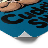 Cute Sloth Couple This Is Our Cuddle Poster (Ecke)