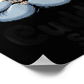 Cute Sloth Couple This Is Our Cuddle Poster (Ecke)