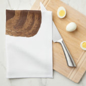 Cute Sloth Drinking Yerba Mate � Adorable Kawaii A Geschirrtuch (Viertel Falte)